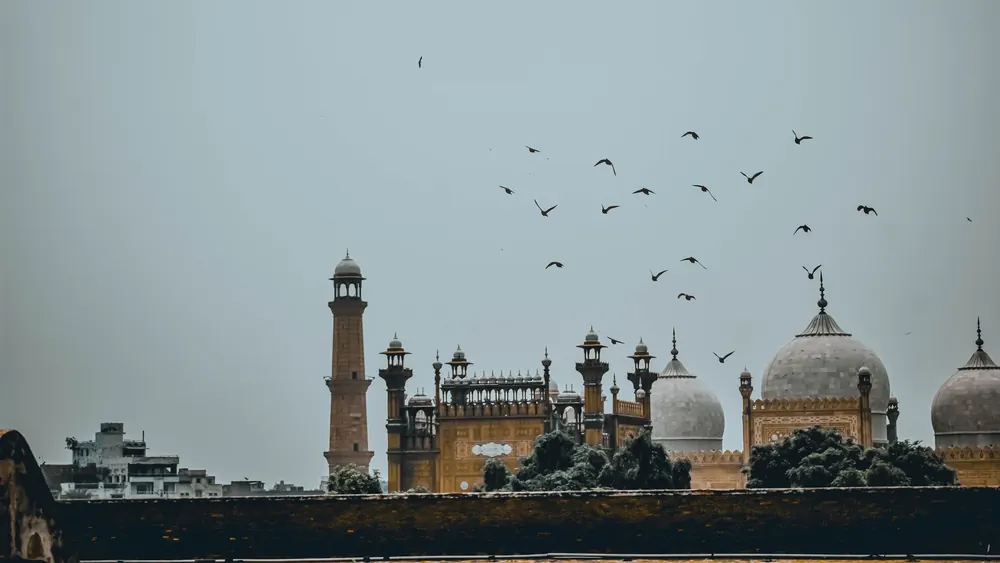 The Badshahi Mosque in Lahore, one of Pakistan's Mughal era landmarks