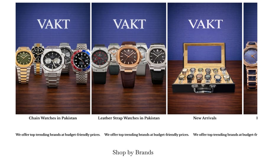 VAKT website section
