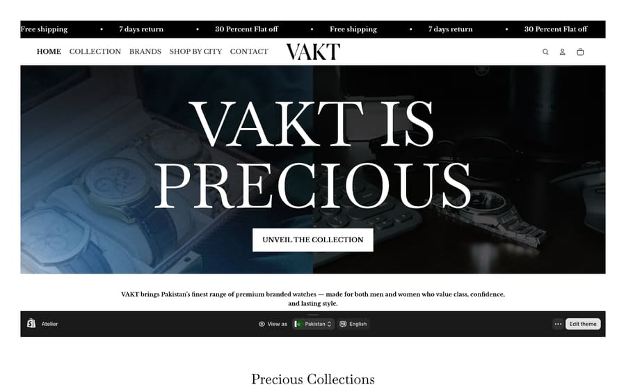 VAKT website built by Digital Fawz